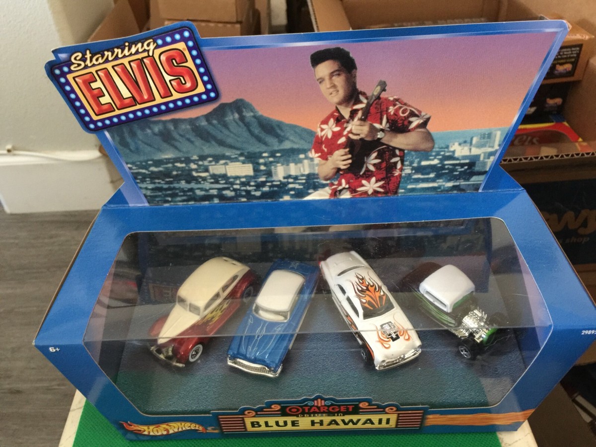 ホットウィール エルビス ELVIS 4台セット　TARGET 新品 限定 Hot Wheels Target Drive-In Elvis Blue Hawaii Elvis Presley