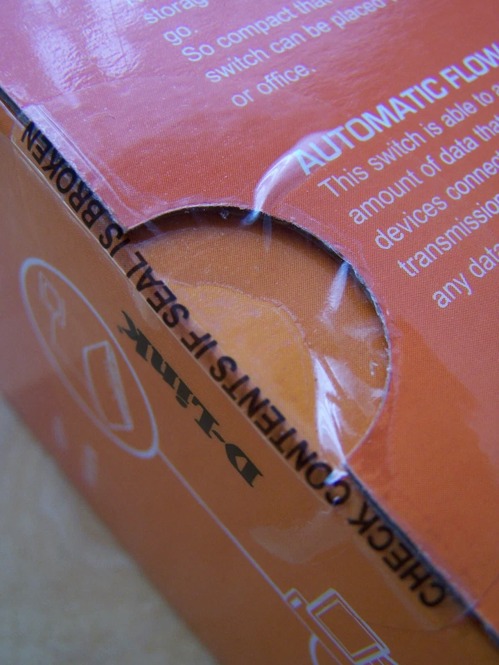 D-Link DES-1005D 5-Port Layer2 Fast Ethernet Switch Kunststoff (RJ-45), neu OVP - Bild 4 von 4