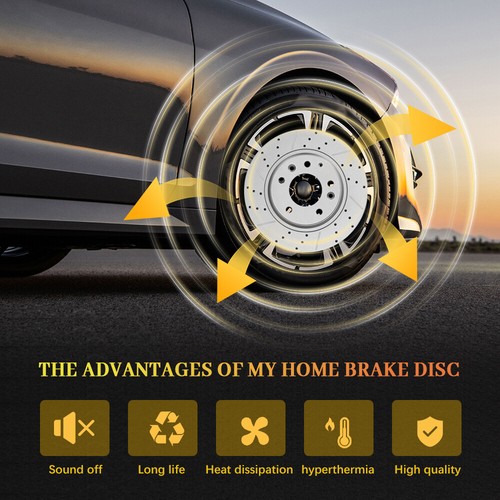 305mm Front Rotors Ceramic Brake Pads for Hyundai Elantra Tucson Kia Sportage - Picture 7 of 9