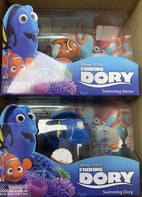 Disney Pixar Findet Dorie Schwimmen Nemo und Dorie Neu und Versiegelt Selten