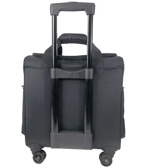 Netpack Black 16" Four Wheeled Duffel made w/ 1680 D Polyester + Swivel Wheels - Image 2 of 4