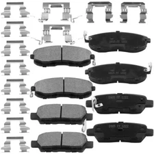 Front & Rear Ceramic Brake Pads for Infiniti G35 Nissan 350Z B5