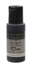 EuroTool Liver of Sulphur Gel, 1 Ounce, Art Craft Jewelry Metal Patina