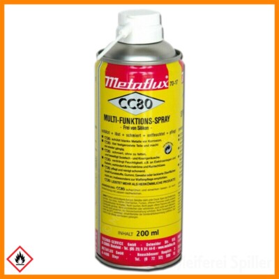 200ml CC80 Multifunktionsspray Rostlöser Schmierstoff Pflegespray Metaflux 70-22