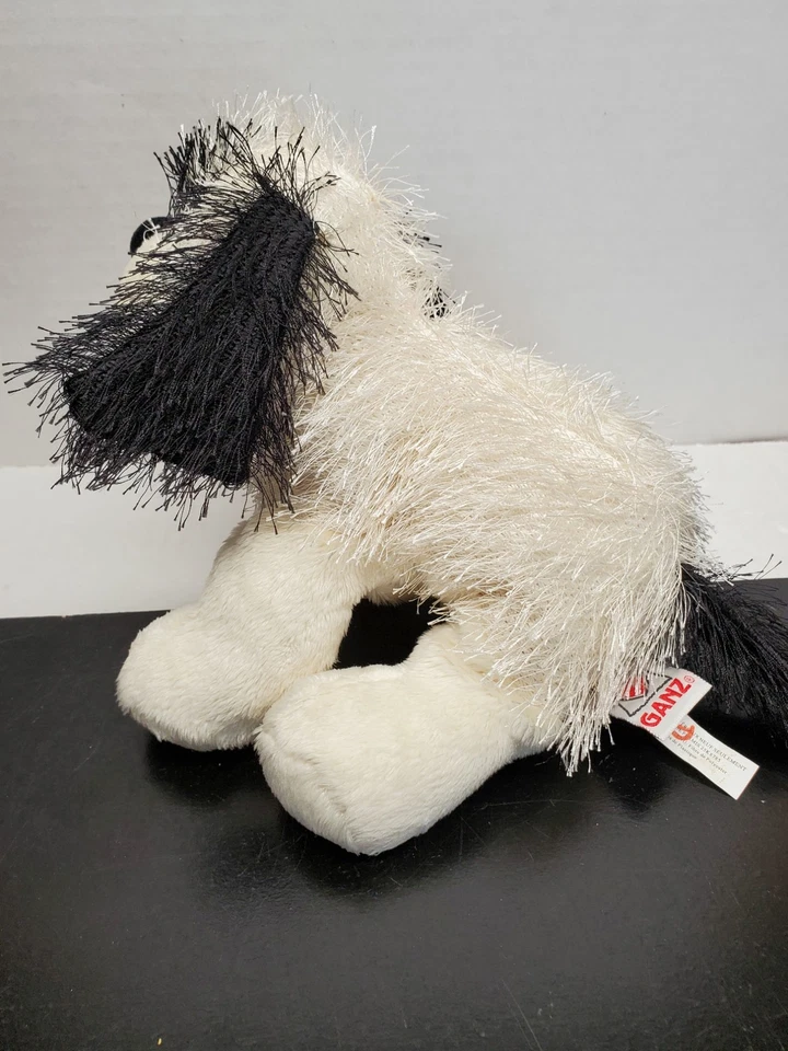 Ganz Webkinz 9 Inch B & W Cheeky Dog Plush - HM192 - NO CODE - Puppy - Image 3 of 4