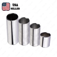Set of 1 Guitar Slide, 4 Sizes Stainless Steel Guitar Slides Metal Hard-chrome