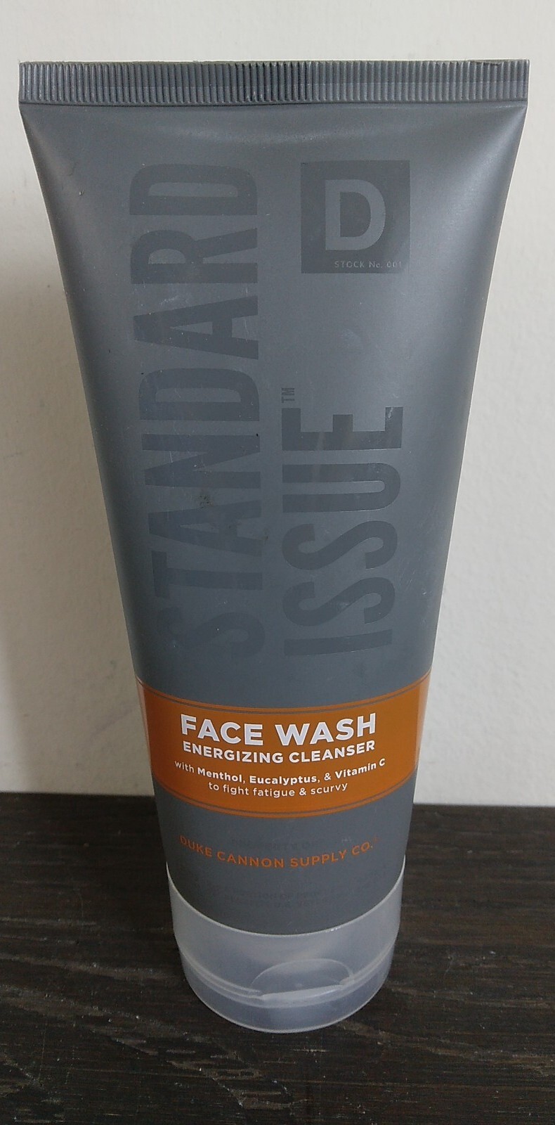 Duke Cannon Energizing Face Wash 6 oz Invigorating Cleanser for Men Refreshing Facial Cleansing Formula