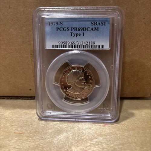 1979 S $1 TYPE 1 NGC PF69 ULTRA CAMEO PROOF SUSAN B. ANTHONY DOLLAR SBA WHITE LB