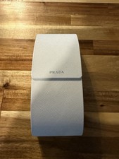 PRADA White Hard Case for Glasses and Sunglasses - Case ONLY