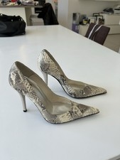 Stuart Weitzman Women's Python Pointy Shoe Hero’s Size 36.5 Uk 3.5