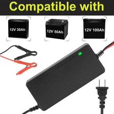 14.6V 10A Battery Charger for 12V LiFePO4 Lithium Rechargeable Batteries