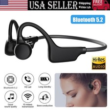 Sport Headset Wireless Bluetooth 5.3 Earbuds Ear Bone Conduction Headphones Hot