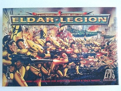 100% Komplett Epic 40k Eldar Legion Boxed 1989 - Warhammer Legions Imperialis