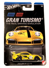 Hot Wheels Gran Turismo Yellow Porsche 911 GT3 RS (3/5) 1:64 Porche Porshe in EU