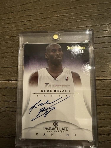 New ListingPanini Immaculate Kobe Bryant Inscriptions #IN-KB /99 Lakers Autograph