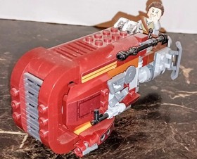 LEGO Star Wars Lot - 75081 Skyhopper, 75099 Reys Speeder & 75254 At-St,As Is Pic