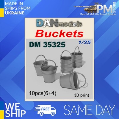 Dan Models 35325 1/35 Buckets 10 pcs (6+4) 3D print