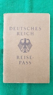 Alter Reisepass Deutsches Reich 1936 ausgestellt Borna Sachsen