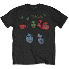 Men's Cure In Between Days (Back Print) Slim Fit T-shirt XX-Large Black