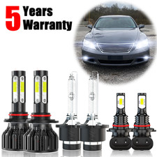 For Lexus Ls460 2007-2013 Hid Headlight High Low Beamled Fog Light 6x Bulbs Kit