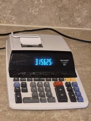 Sharp EL-2630PIII Commercial 12 Digit  Printing Calculator Accouting WORKS