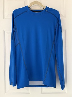NWOT Salomon Unisex Blue Athletic Sport Running Long Sleeve  T-Shirt  Size M