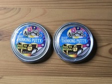 TWO .47oz 13.3 g CRAZY AARONS REVEAL SENSORY PUTTY MYSTERY