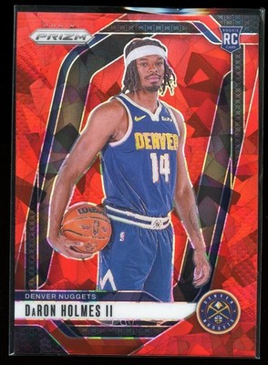 2024-25 Panini Prizm DaRon Holmes II Red Ice Prizm #235 Rookie RC Denver Nuggets