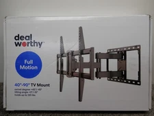 DEAL WORTHY FULL MOTION TV MOUNT FOR 40 IN.-90 IN. TV'S UP TO 120 LBS