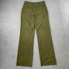 Boy Scouts of America Pants Men 32x32 Green Union Made USA Khaki Outdoor
