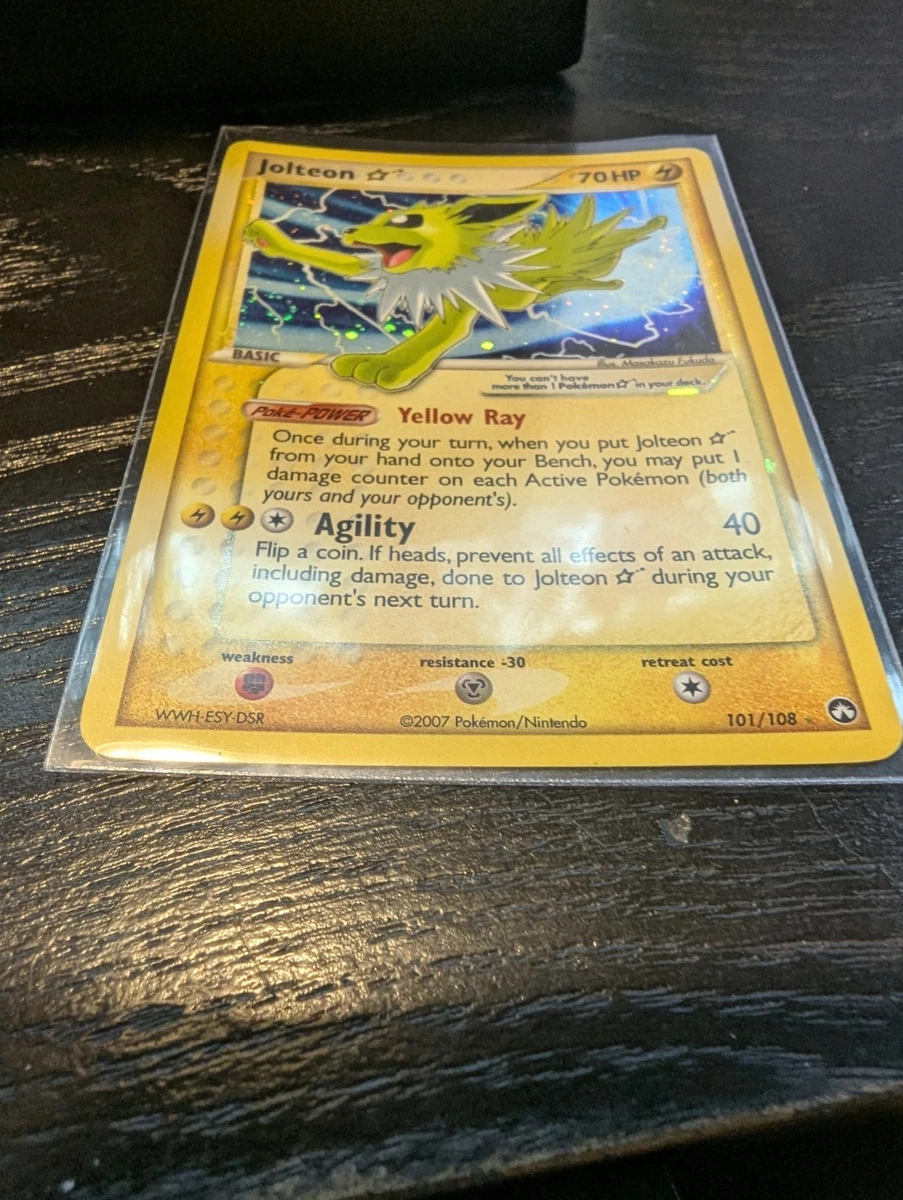 Jolteon Pokémon TCG EX Power Keepers Individual Collectible Card