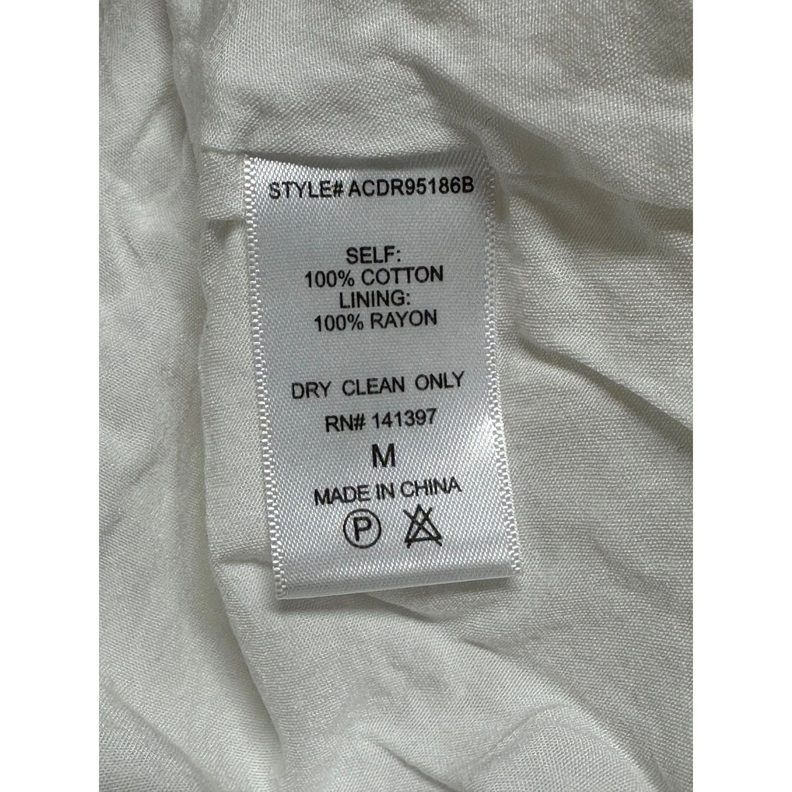 OFF WHITE Abito donna Astr the Label medio bianco sporco Elora occhielli mini boho vacanza