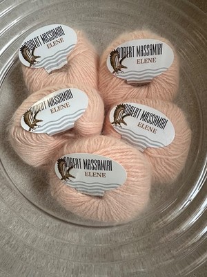 Robert Massamiri Elene 100% Angora Yarn - 20G - Lot of 5