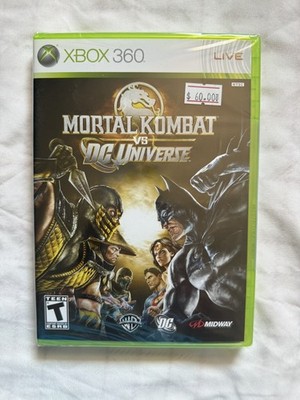 Mortal Kombat vs DC Universe Microsoft Xbox 360 NIB Factory Sealed 2008