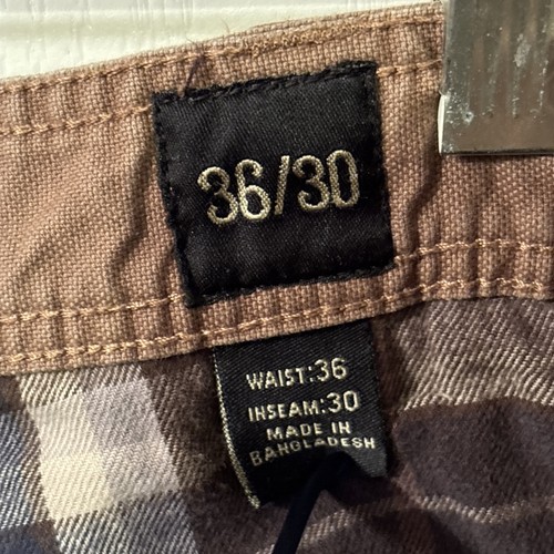 RedHead 36x30 Flannel Lined Brown Jeans Mens Insulated Pants Workwear - Picture 7 of 13