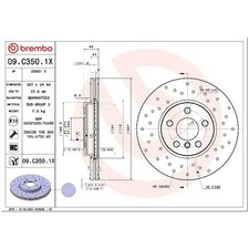2x Bremsscheibe vorne für BMW X1 F48 U11 X2 F39 U10 26244764