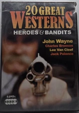 20 Great Westerns: Heroes & Bandits (DVD, 2008, 4-Disc Set) 