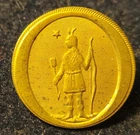 WAR OF 1812 / PRE CIVIL WAR 1  PC MASSACHUSETTS MILITIA  BUTTON ALBERT# MS-22-A