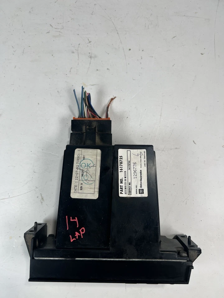 Painel de controle climático 1988-1994 Chevy Silverado GMC C/K 1500 2500 P/N: 16178725 - Imagem 3 de 4