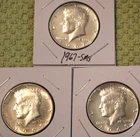 1965-SMS, 1966-SMS & 1967-SMS  Kennedy Half Dollars - Uncirculated