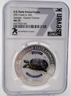 2021 S $5 U.S. State Animals GA Gopher Tortoise NGC MS70 Lot.H49