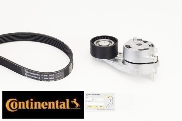 Continental Ctam 6PK986K1 Keilrippenriemensatz Keilriemen Satz FüR BMW-image