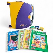 Fisher Price Power Touch Learning System Bundle 5 Books And Cartridges Works