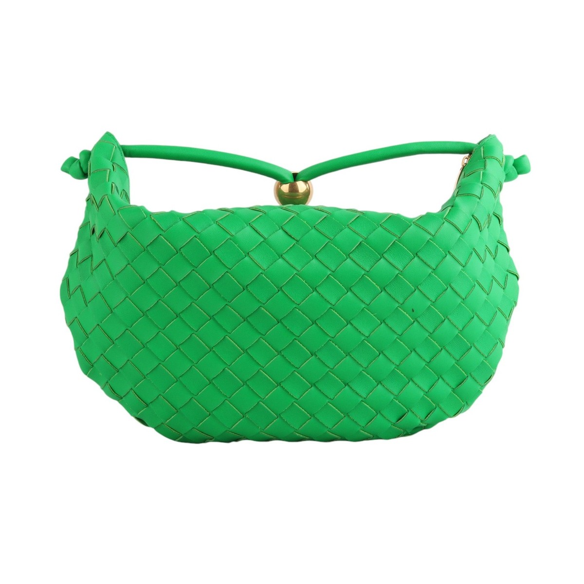 BOTTEGA VENETA ボッテガ ポーチ 緑 巾着 niko∞2525 BOTTEGA VENETA ボッテガ ポーチ 緑 巾着 niko∞2525