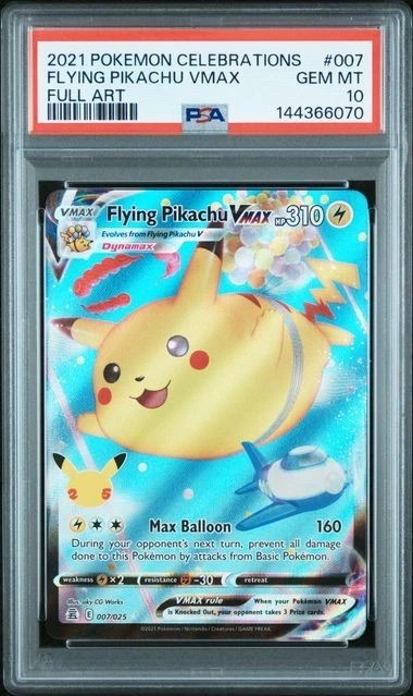 Pokémon TCG Ultra Rare Pikachu Grade 10 Individual Collectible