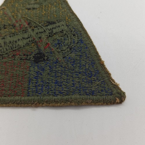 WWII WW2 US Army 1st Armored Division OD Green Back Patch - Picture 7 of 8