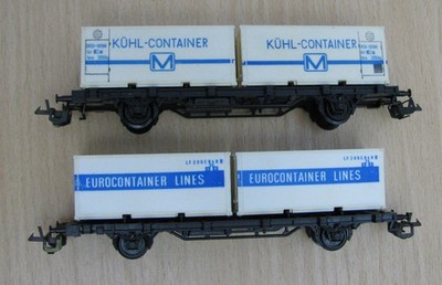 TT / Container - Wagen (fb) / 2 Stück
