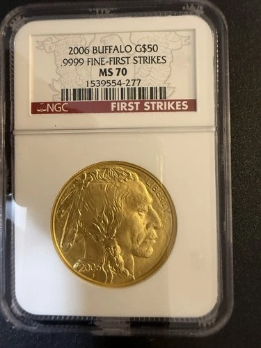 1 oz Gold Buffalo MS-70 NGC (2006)