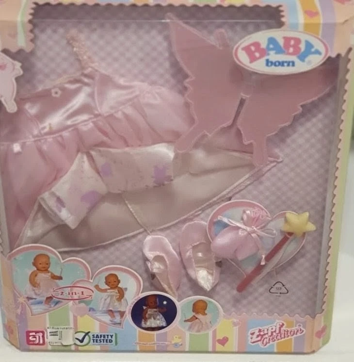 Baby Born Conjunto Ropa Y Accesorios Zapf Creation. Nuevo En Caja