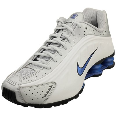 Nike Mens SHOX R4 weiße Silber Sneaker - 42.5 EU